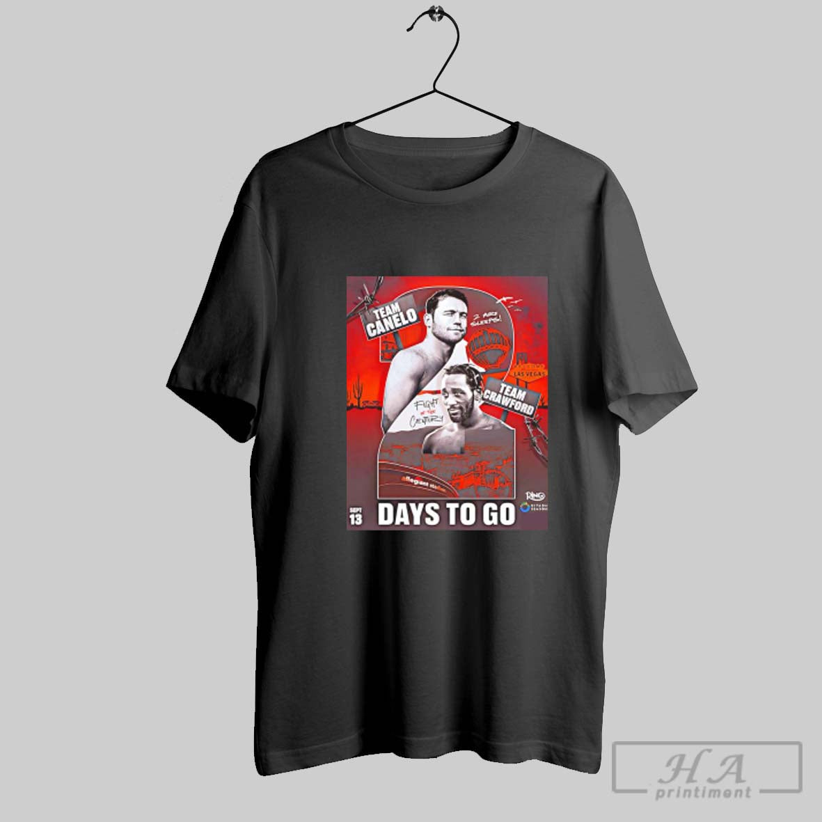 Canelo Alvarez And Terence Crawford Days To Go TShirt Elegant Apparel