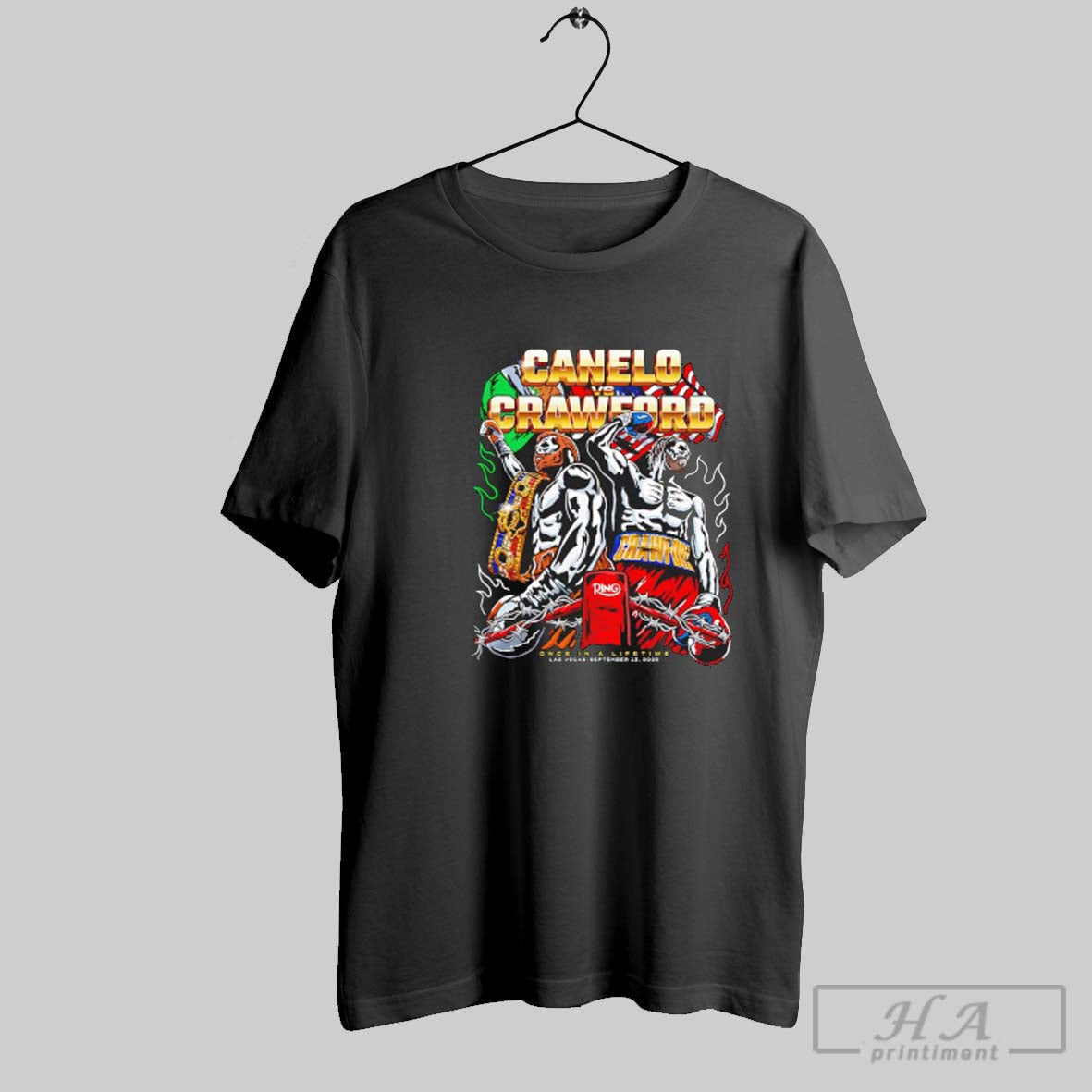Canelo Vs Crawford Once Lifetime Las Vegas 2025 Tank Top Modern Gift
