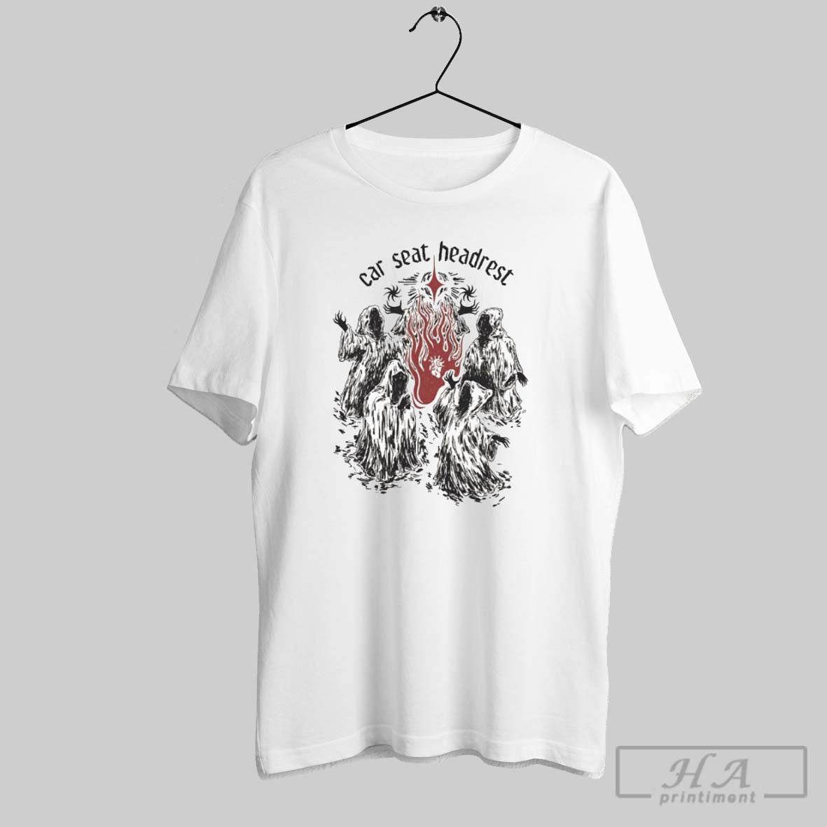 Car Seat Headrest Cult Ghost Flame Sweatshirt Retro Gift