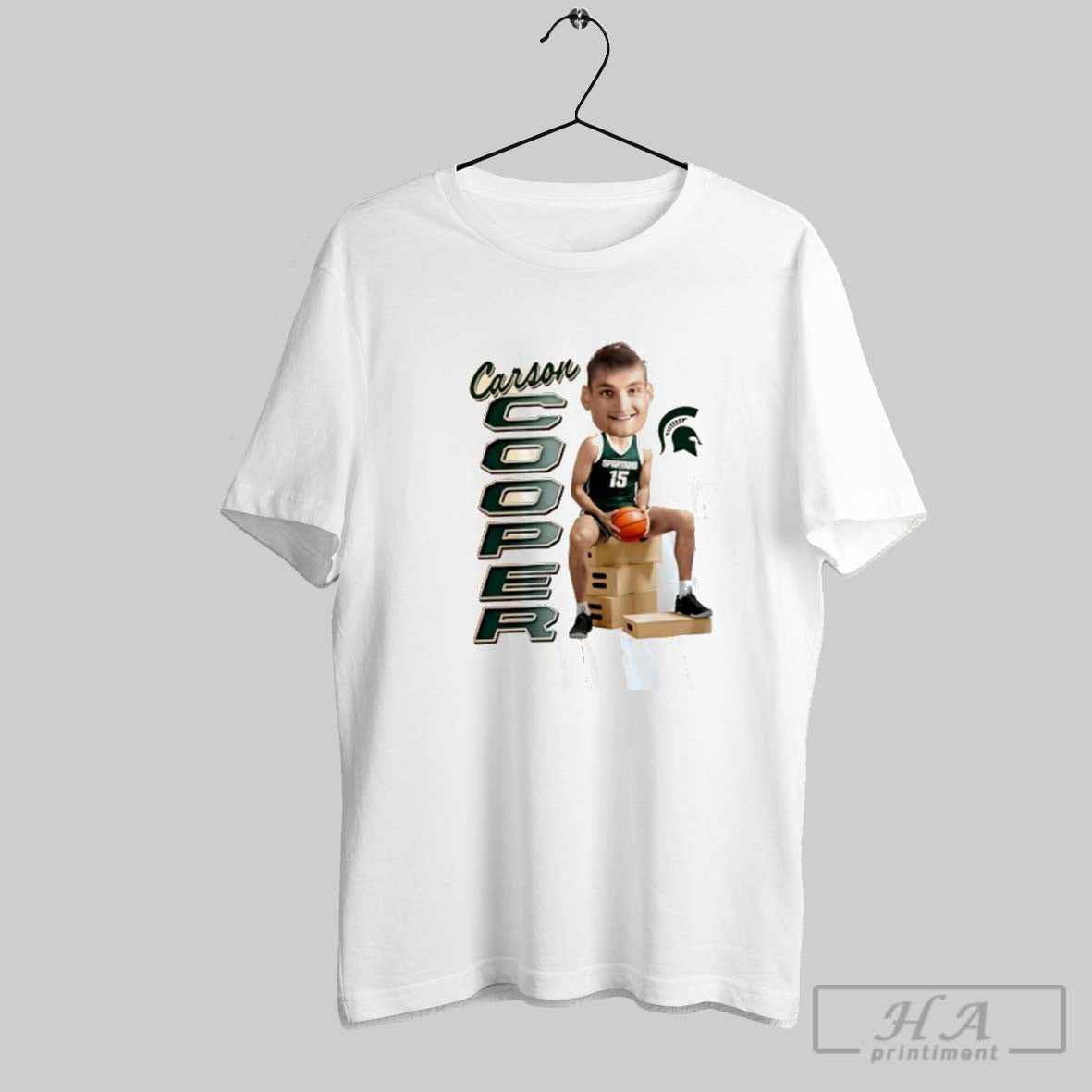 Carson Cooper Michigan State Spartans Ncaa Caricature Tank Top