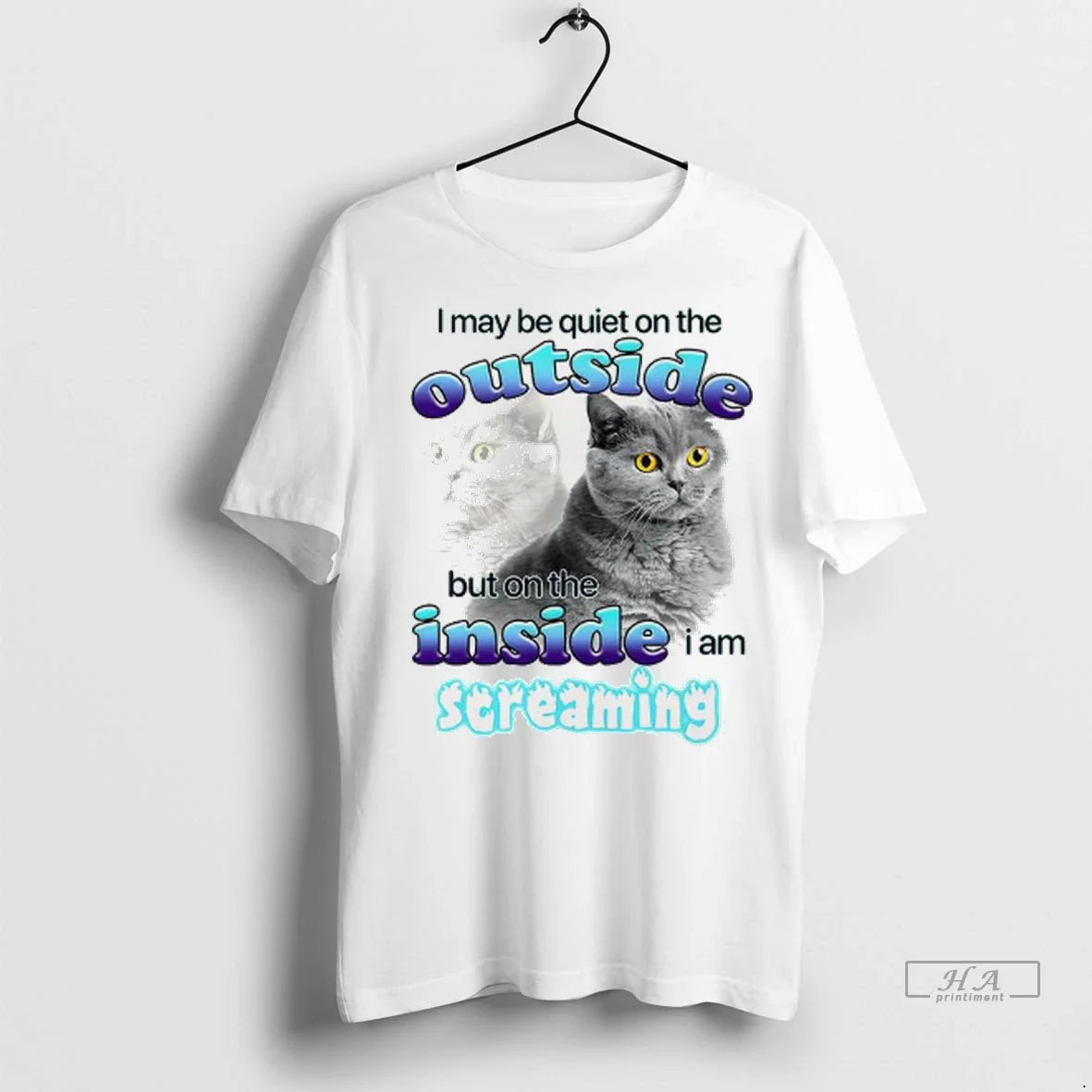 Cat I May Be Quiet Outside But Inside I Am Hoodie Authentic Style