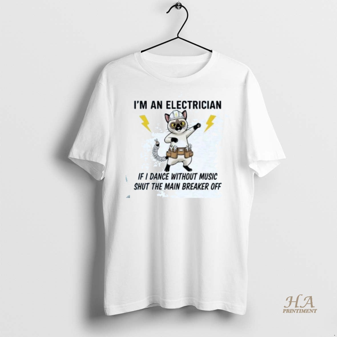 Cat Im Electrician If I Dance Without Music Shut Main Breaker Off