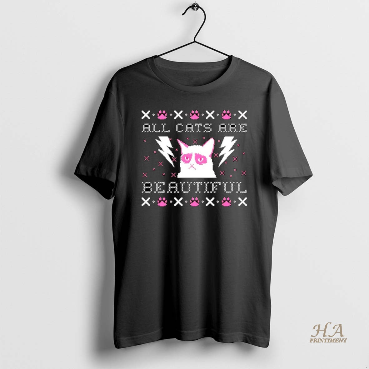 Cat All Cats Are Beautiful Ugly Long Sleeve Premium Design