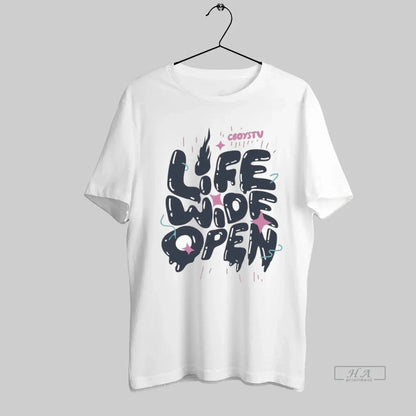 Cboystv Life Wide Open Drippin Long Sleeve Trendy Fashion