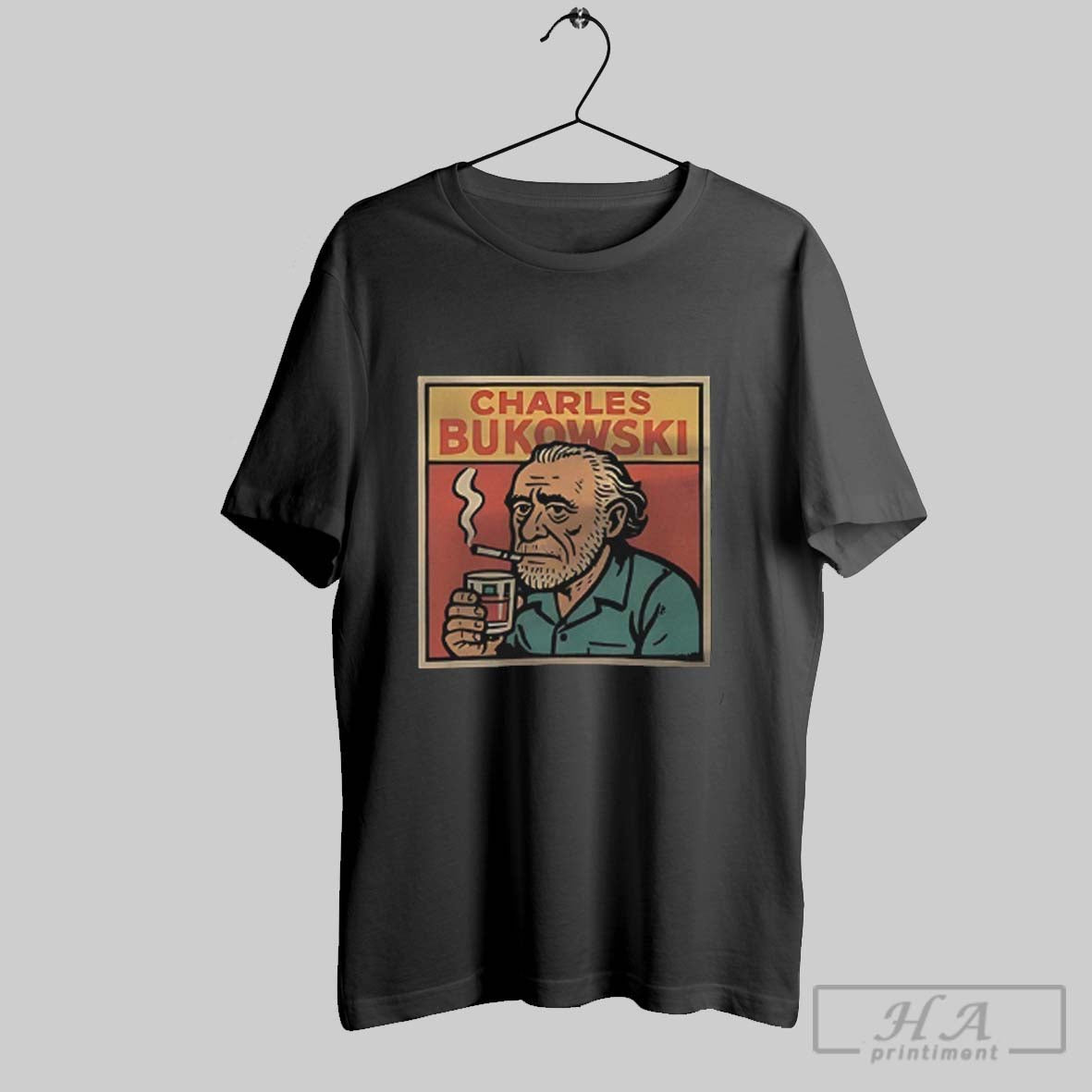 Charles Bukowski Cartoon Sweatshirt Modern Apparel