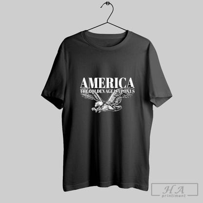 Charlie Kirk America Golden Age Is Upon Us TShirt Retro Fashion