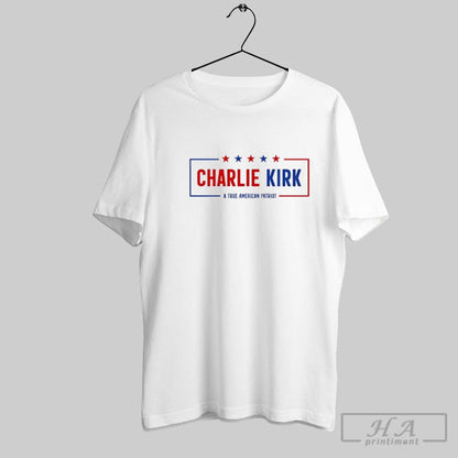 Charlie Kirk American Patriot Hero True Ladies Long Sleeve Classic