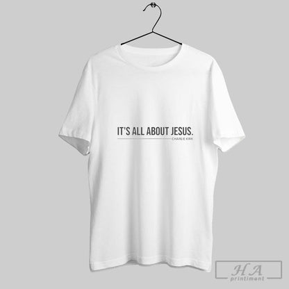 Charlie Kirk Its All About Jesus Tank Top Premium Gift