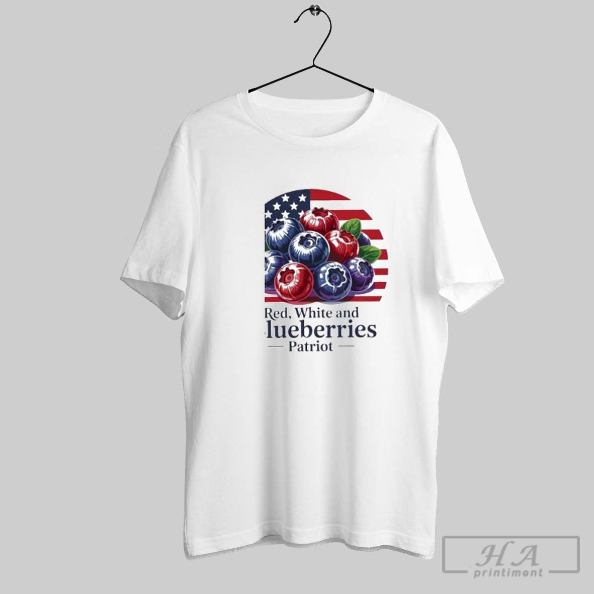 Charlie Kirk Red White And Blueberries Patriot Tee Unique Apparel