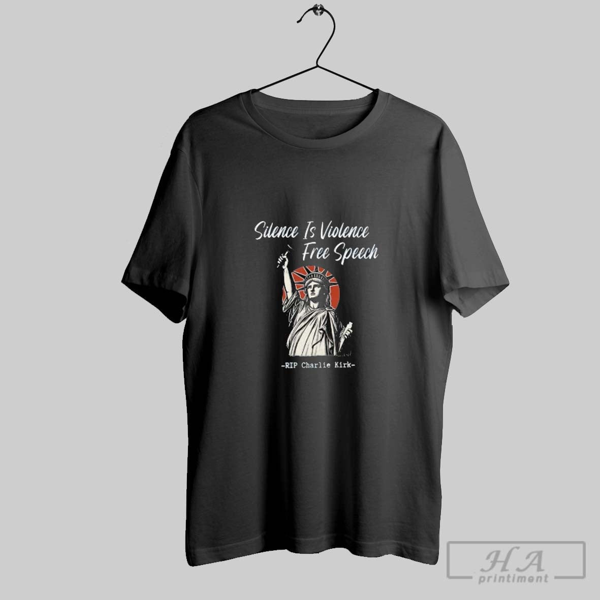 Charlie Kirk Silence Is Violence Free Speech 2025 Tee Trendy