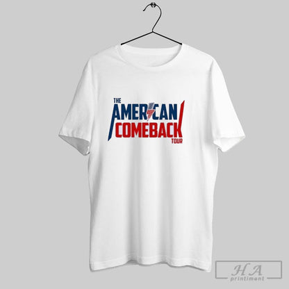 Charlie Kirk American Comeback Tour Tee Retro Design