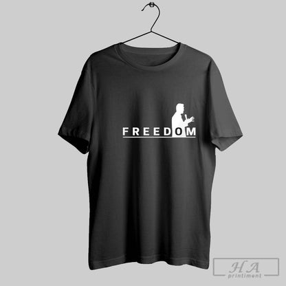 Charlie Kirk Freedom Silhouette Shirt Unique Fashion