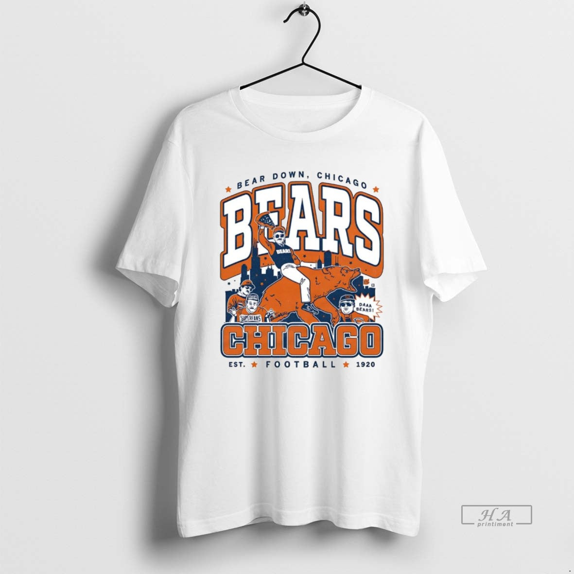 Chicago Bears Bear Down Est 1920 Sweatshirt Trendy Art