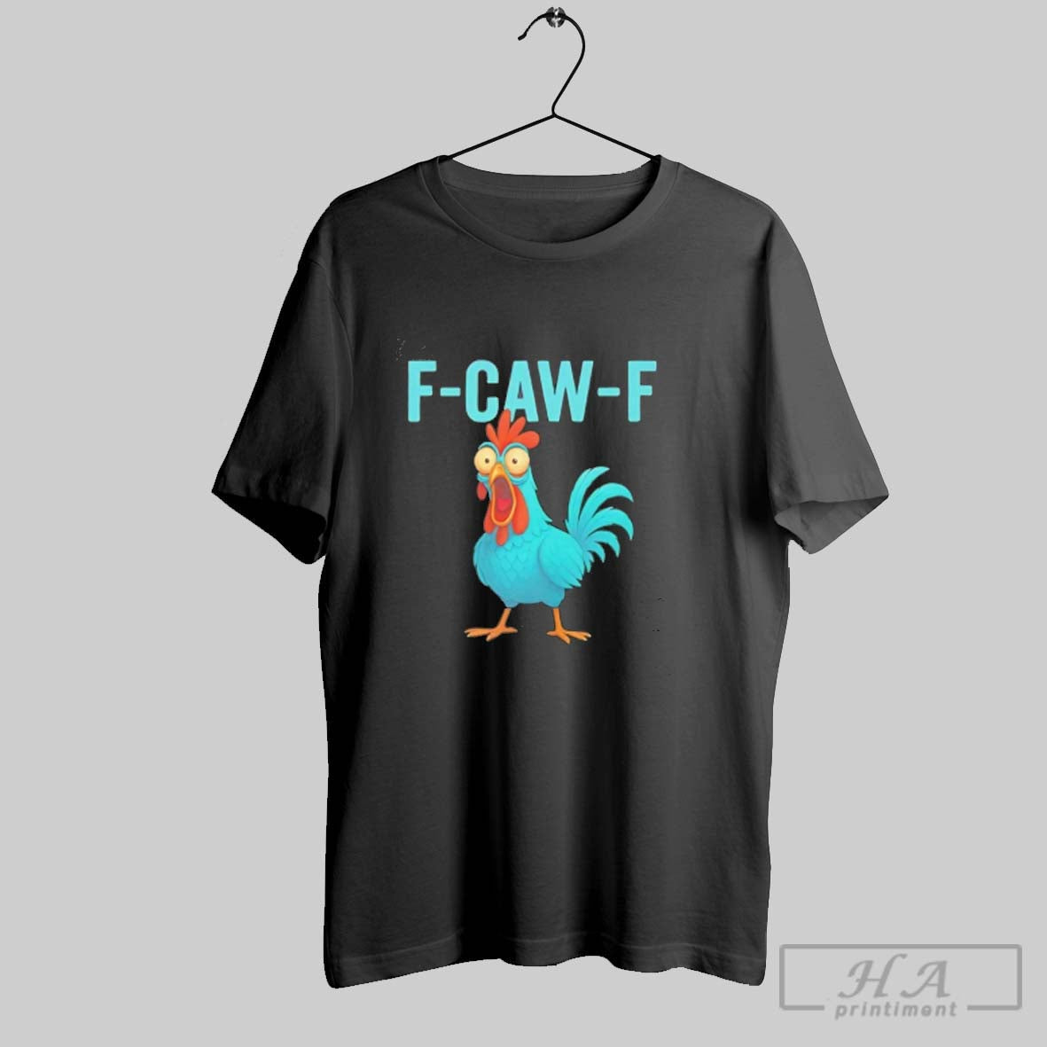 Chicken F Caw F Tank Top Vintage Art