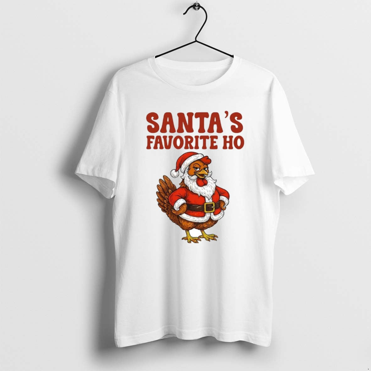 Chicken Santas Favorite Ho Hoodie Modern Apparel