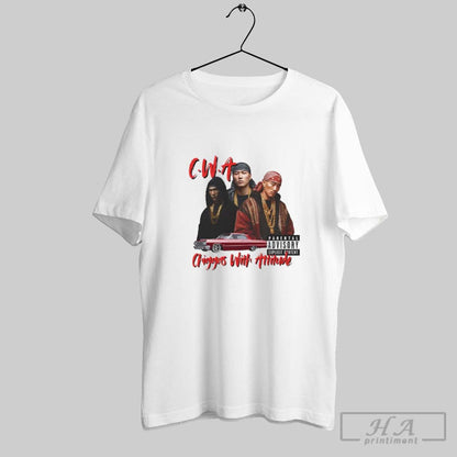 Chiggas Attitude Cwa Gang Hoodie Premium Apparel