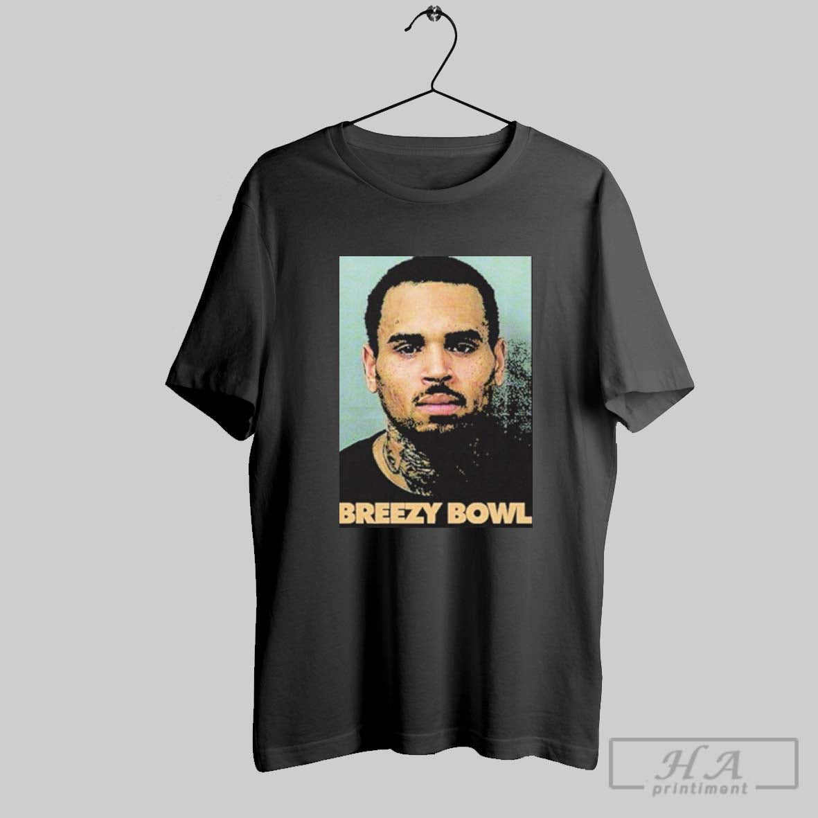 Chris Breezy Mugshot Tour 2025 Tee Retro Outfit