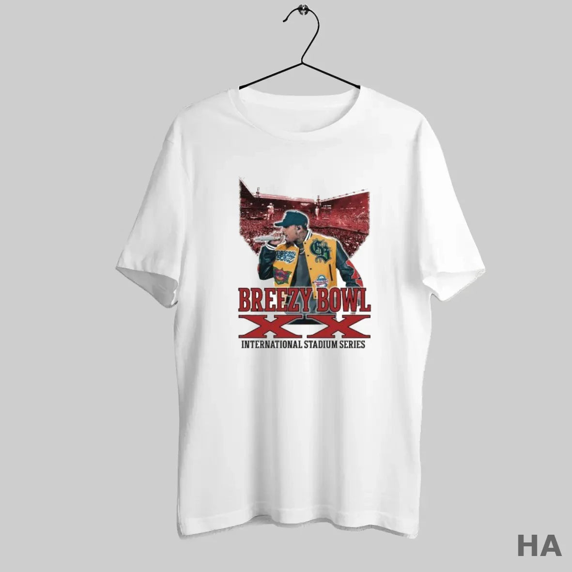Chris Brown Breezy Bowl Xx International Stadium Series 2025 Tee