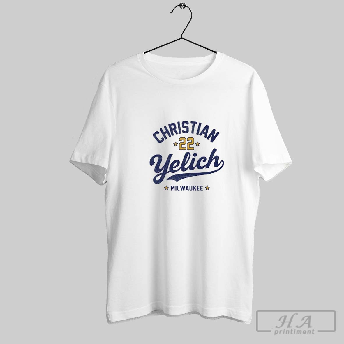 Christian Yelich 22 Milwaukee Brewers Tee Premium Merch