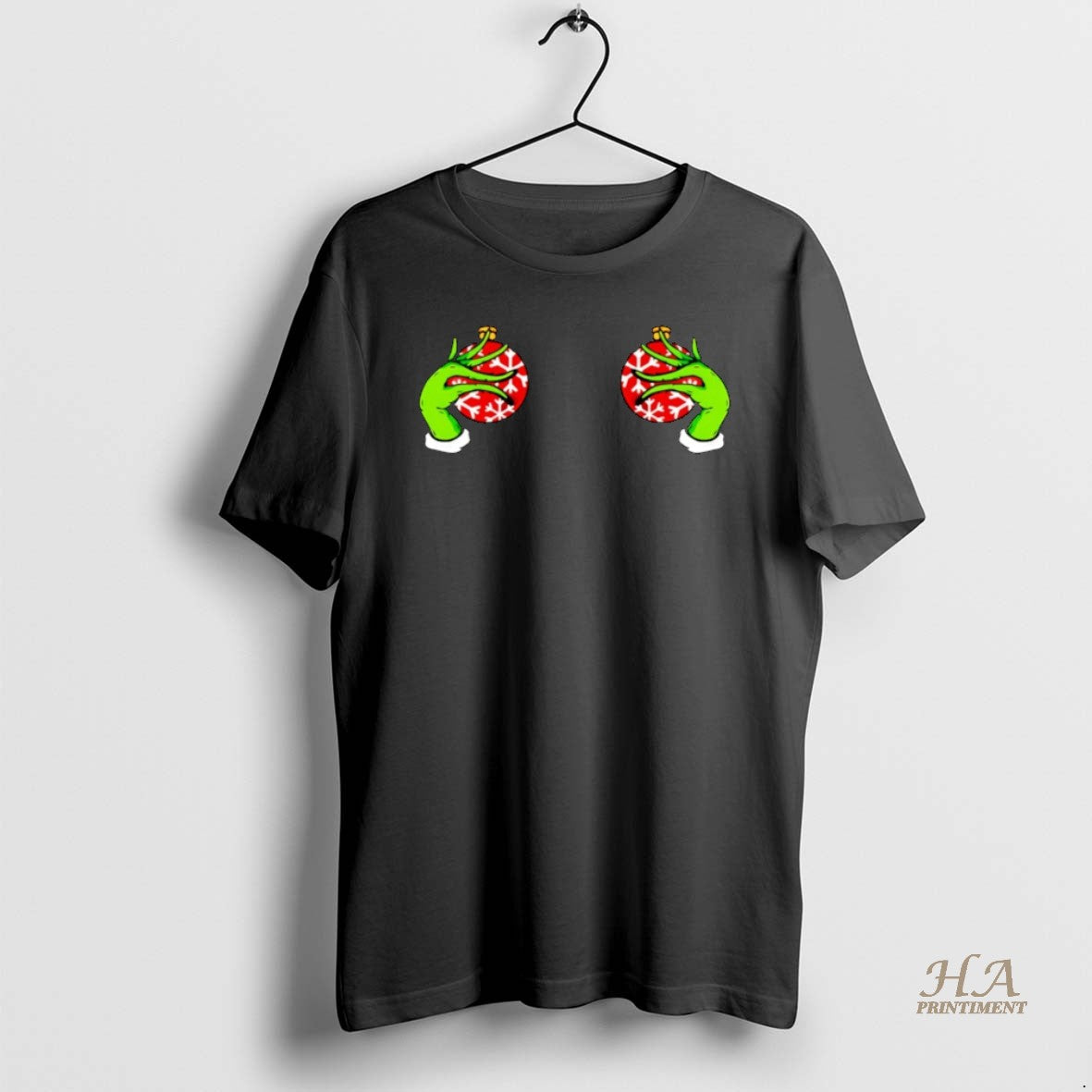 Boobie Grinch Hand Hoodie Retro Collection