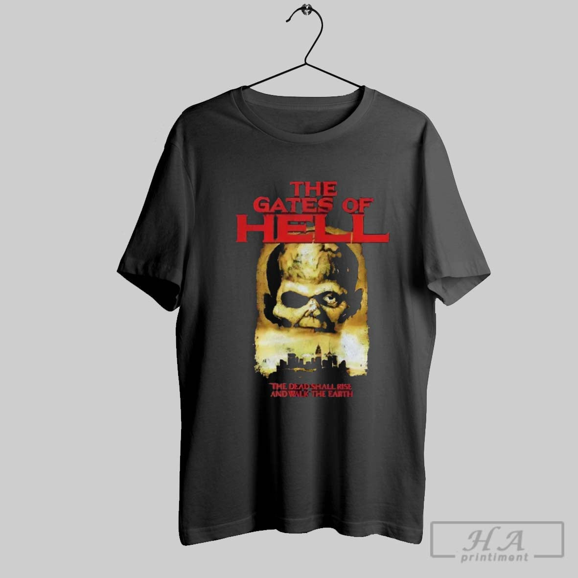 City Living Dead Gates Hell Dead Shall Rise And Walk TShirt Classic