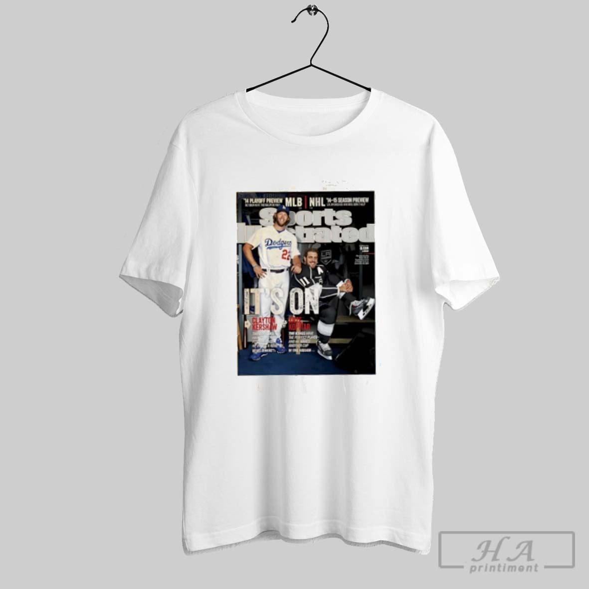 Clayton Kershaw And Anze Kopitar Its Sports Illustrated Long Sleeve