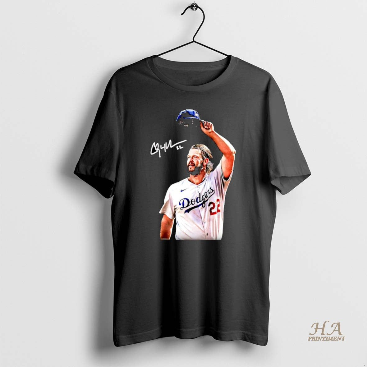 Clayton Kershaw Los Angeles Dodgers Farewell Signature TShirt Vintage