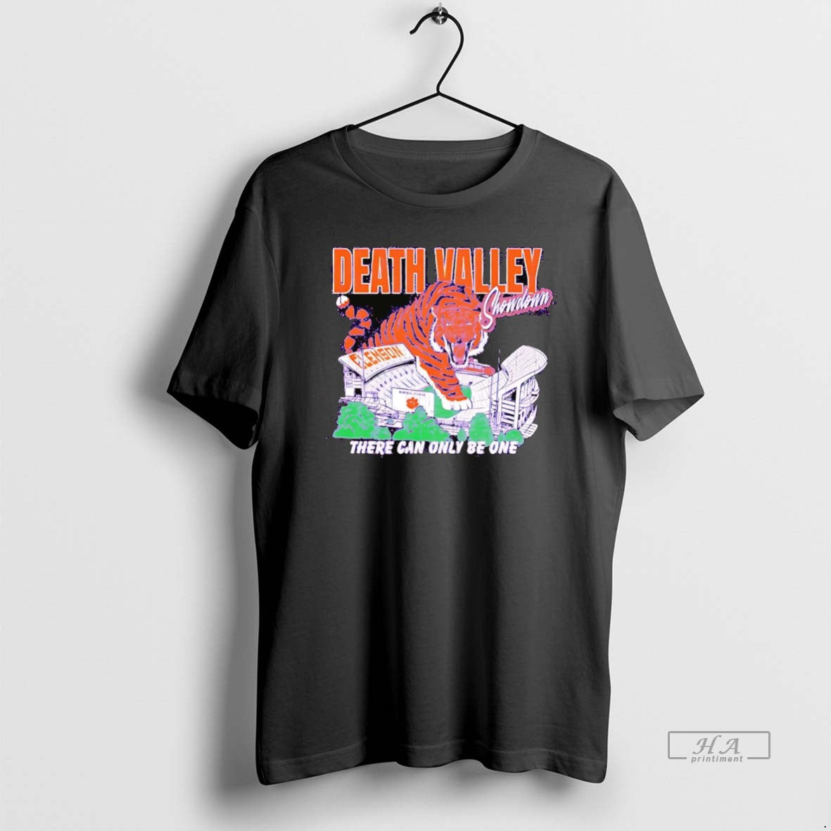 Clemson Tigers Death Valley Showdown There Can Only Be One Shirt