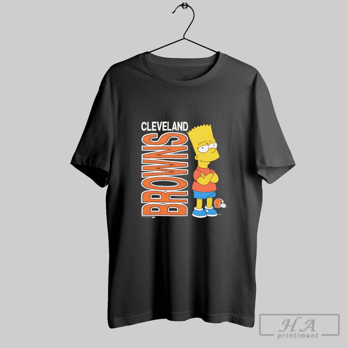 Cleveland Browns X Simpsons Bart 2025 Cartoon Shirt Elegant Fashion