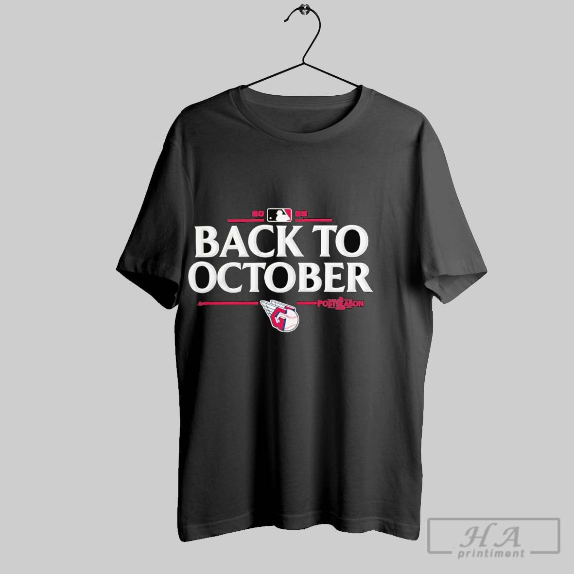 Cleveland Guardians Back To October 2025 Mlb Postseason Hoodie