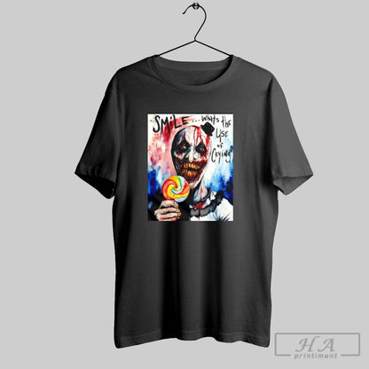 Clown Ghost Halloween Smile Whats Use Crying Tank Top Authentic Outfit