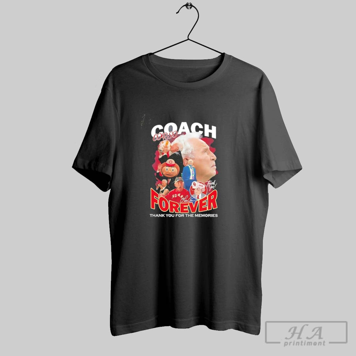 Coach Lee Corso Forever Thank You Memories Ohio State Buckeyes Tank