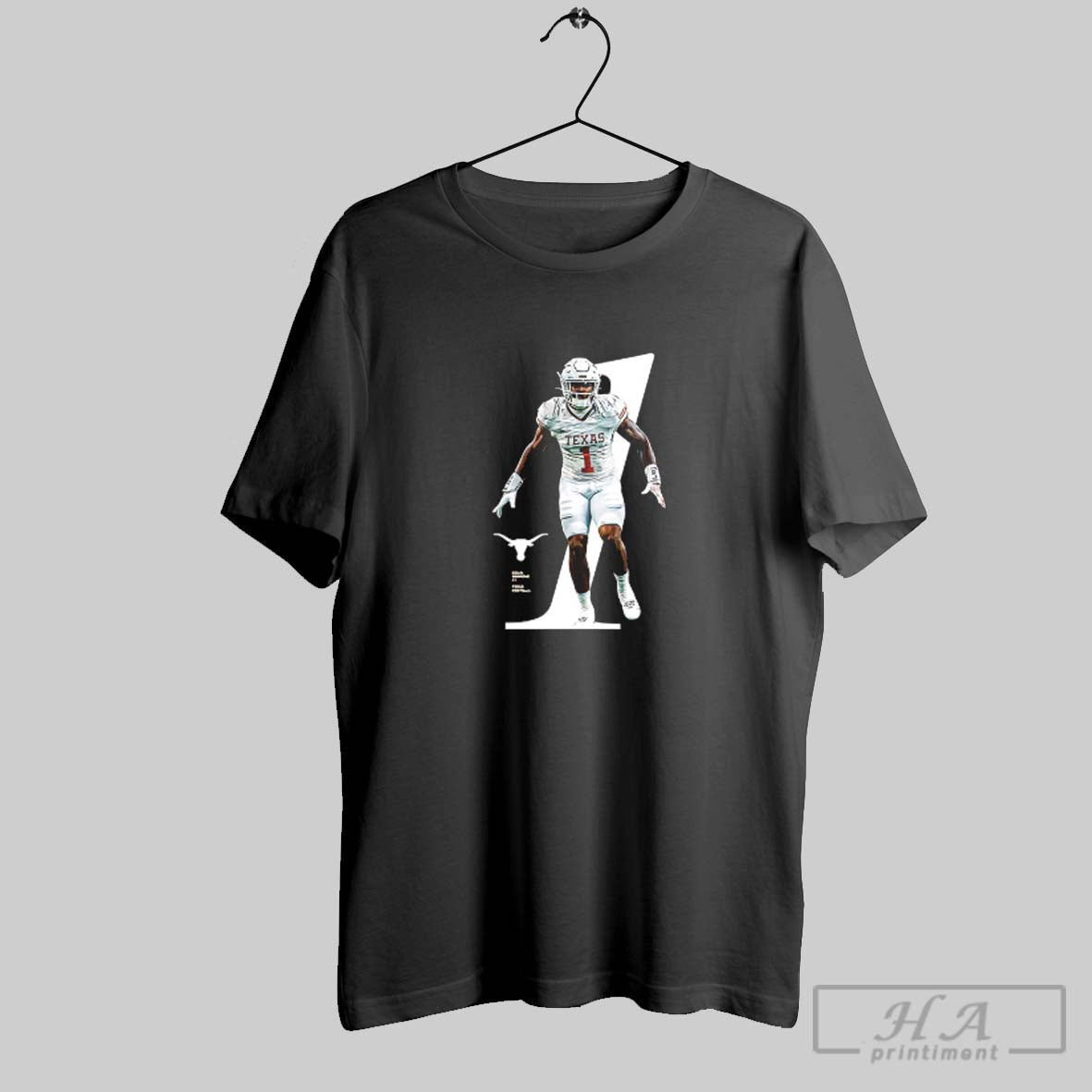Colin Simmons Number 1 Texas Longhorns Football Breakthrough V Neck