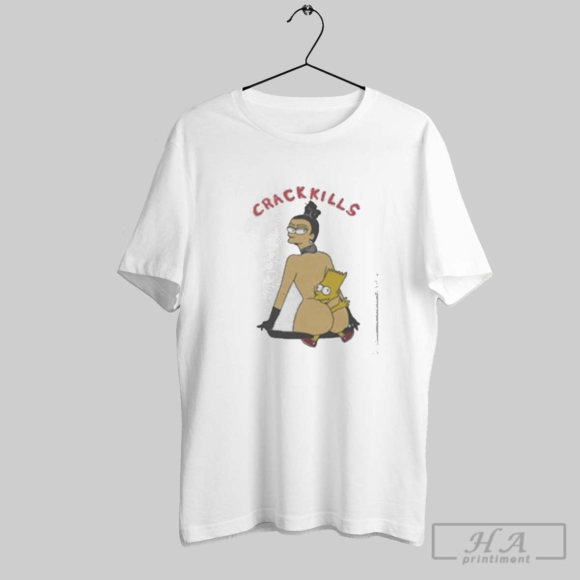 Crack Kills Bart Simpson Meme Shirt Modern Fashion