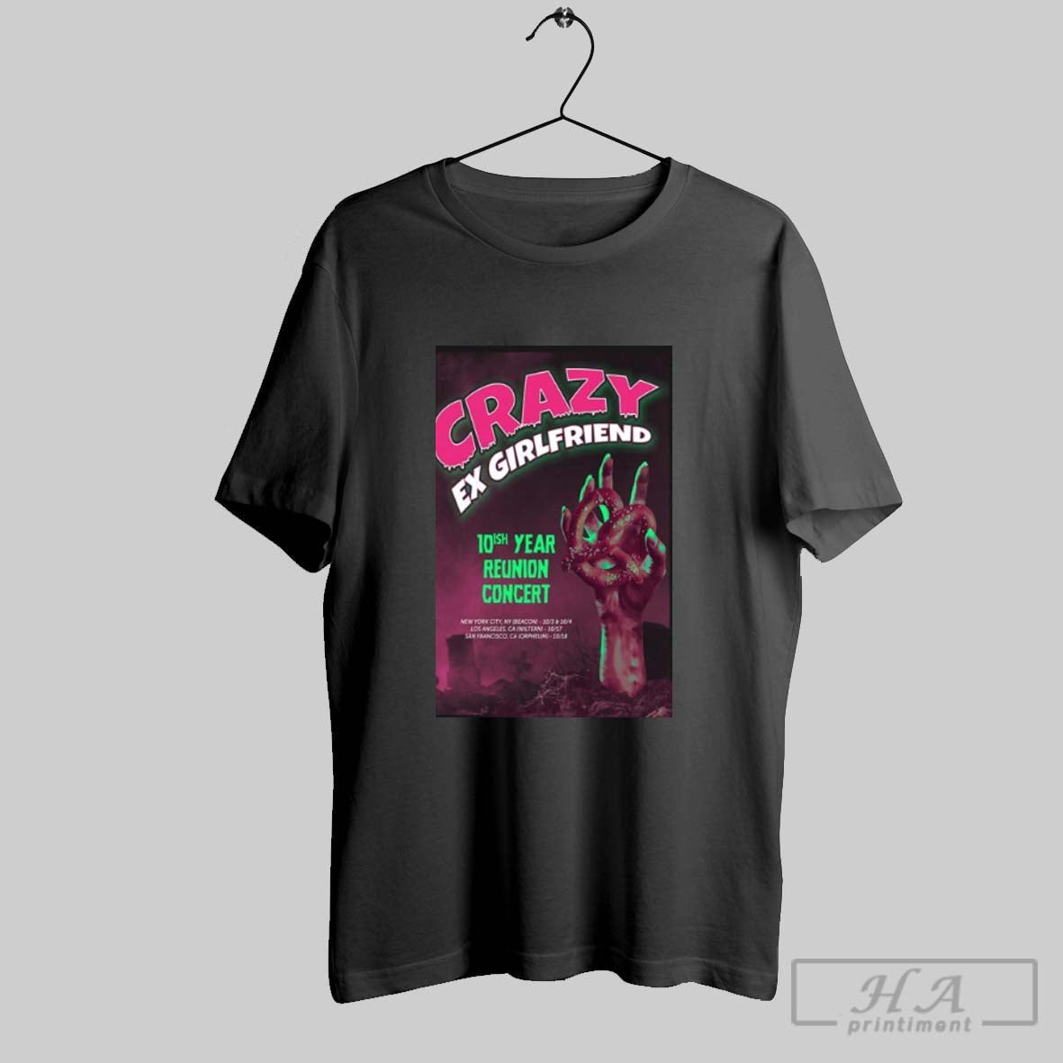 Crazy Ex Girlfriend 10Ish Year Reunion Concert Us 2025 Tee Premium