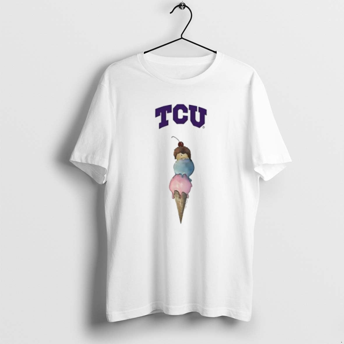 Cream Tcu Horned Frogs Scoop Hoodie Modern Design