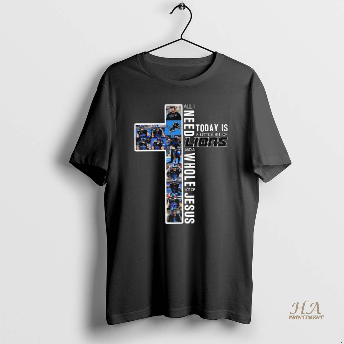 Cross All I Need Today Is Little Bit Detroit Lions Players And Tank