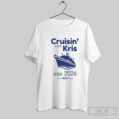 Cruisin Kris Cruise Ship Into 2026 Hoodie Retro Collection