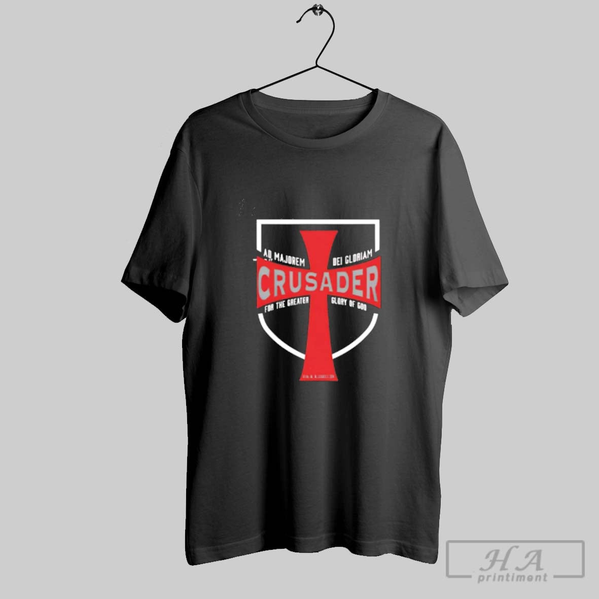 Crusader Glory God Ad Majorem Dei Gloriam TShirt Trendy Fashion