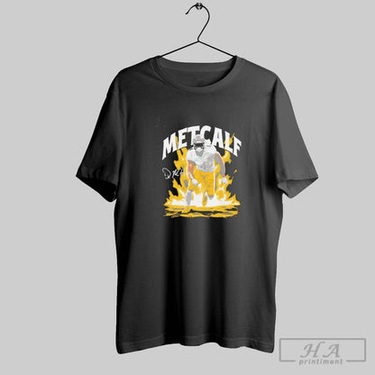 Dk Metcalf Pittsburgh Steelers Aura Signature Long Sleeve Authentic