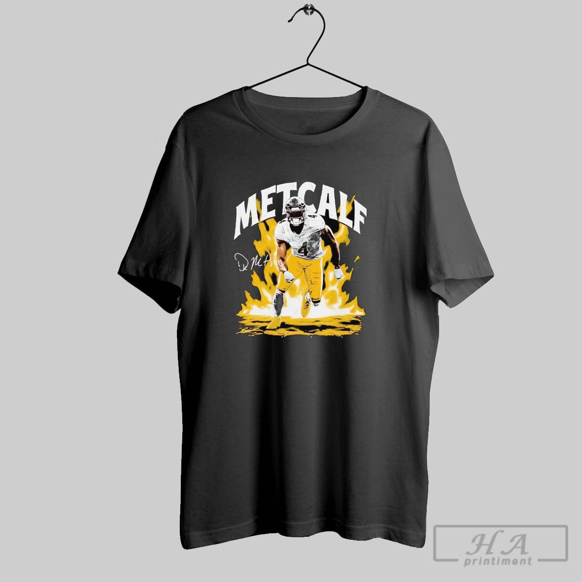 Dk Metcalf Aura Pittsburgh Steelers TShirt Trendy Gift