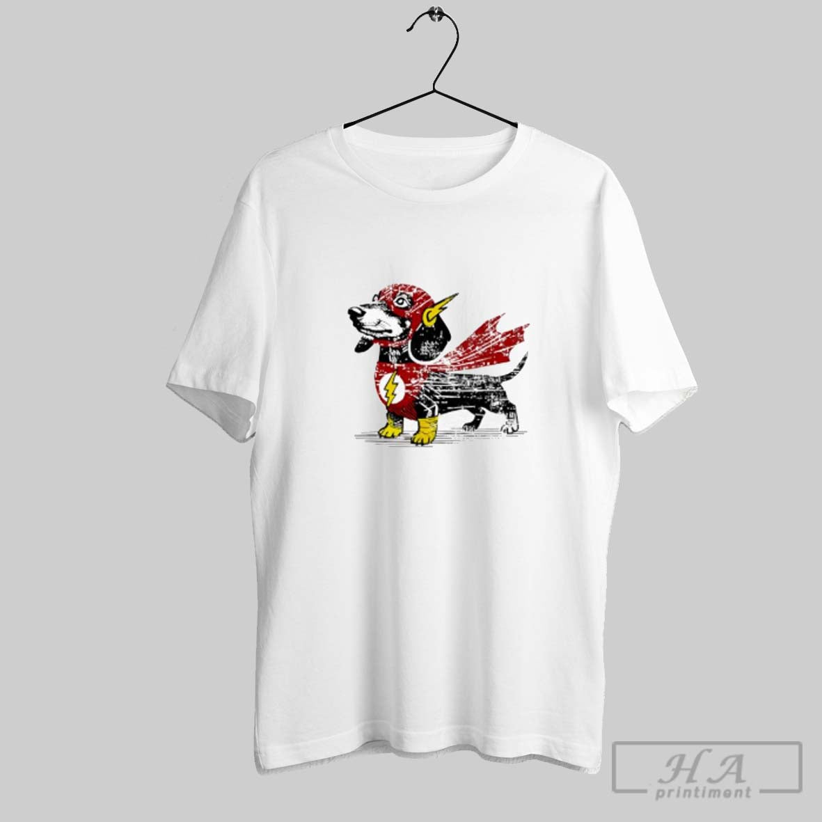 Dachshund Superhero Doxie Dog Comics Weenie Sausage Mom Ladies Shirt