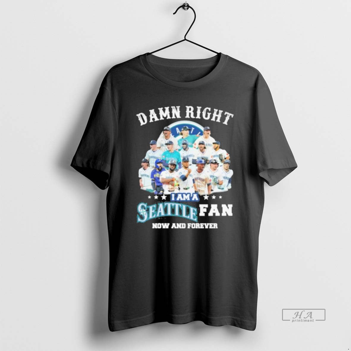 Damn Right I Am Seattle Mariners Alcs Now And Forever Shirt Authentic