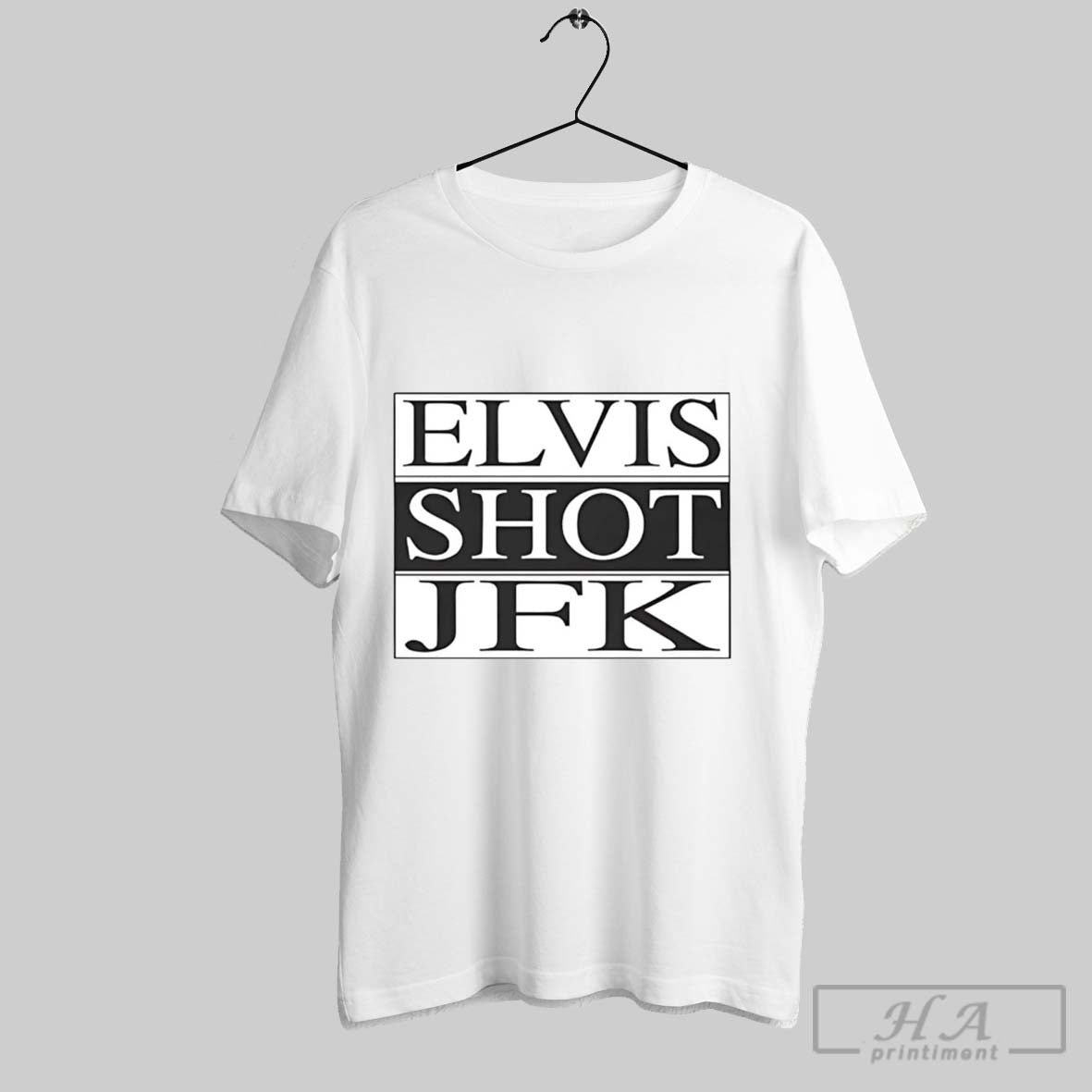 Darty La Haine Wearing Elvis Shot Jfk TShirt Premium Style
