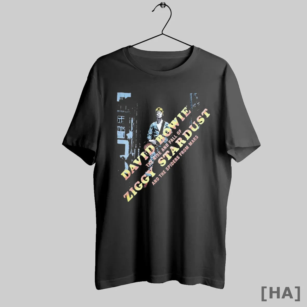 David Bowie Rise And Fall Ziggy Diagonal And Spiders From Mars TShirt