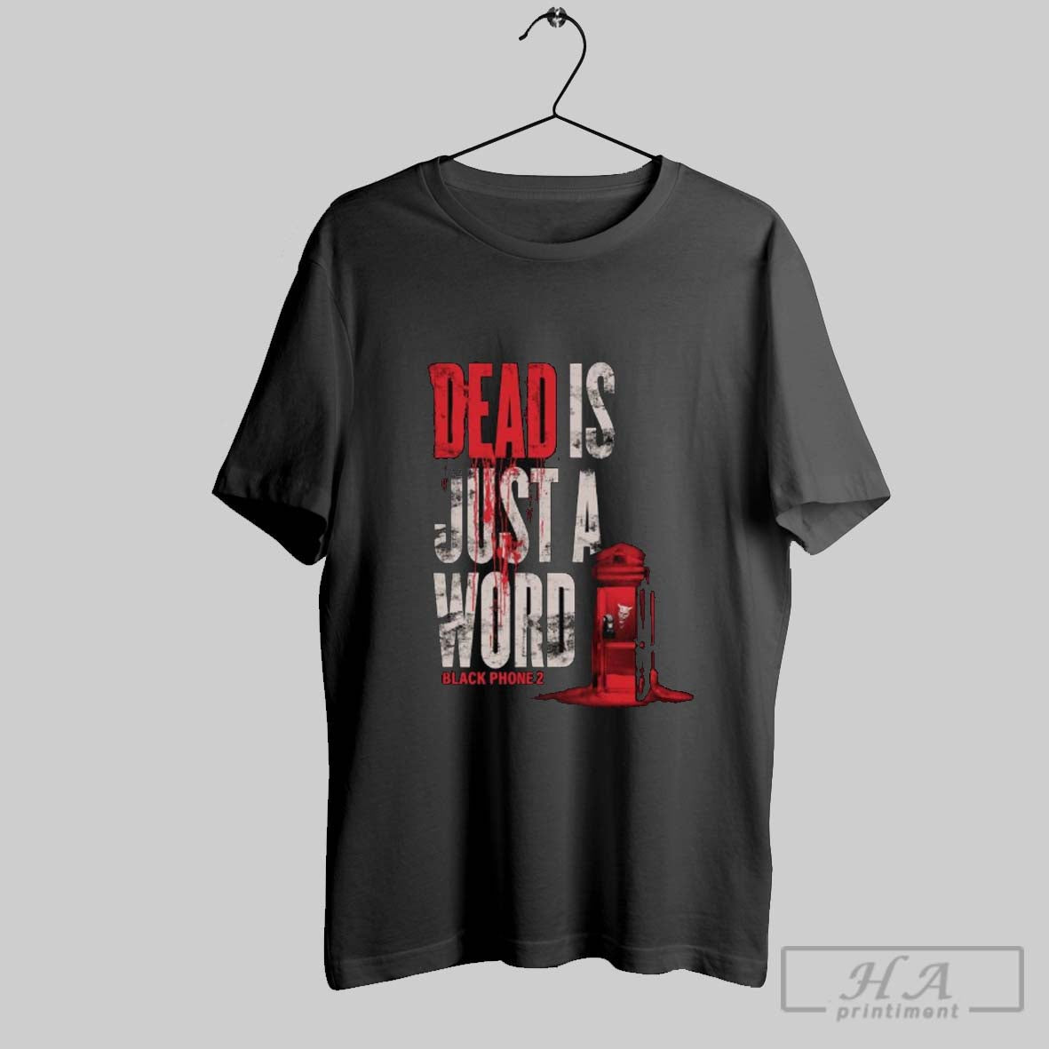 Dead Is Just Word Black Phone 2 Long Sleve Shirt Premium Look