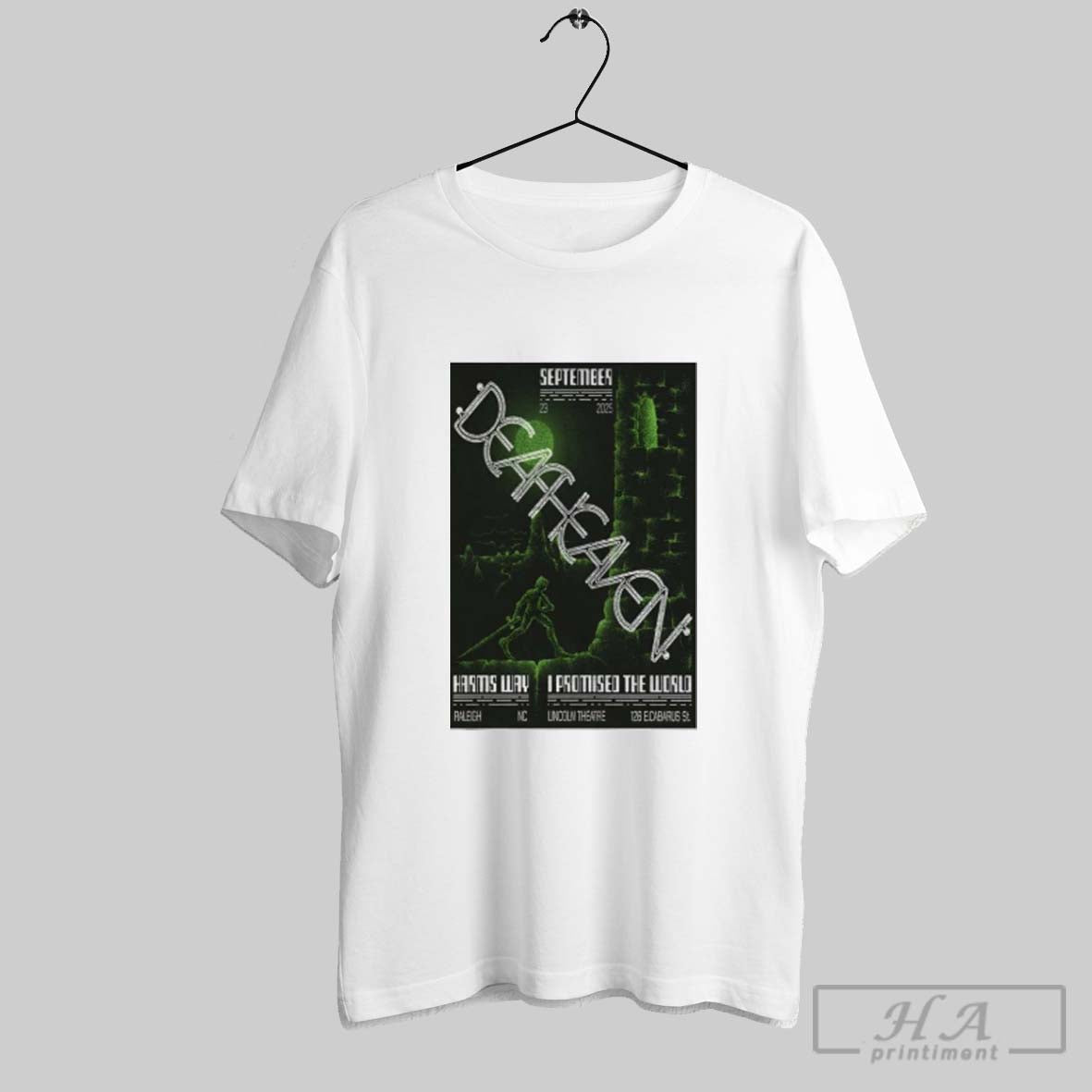 Deafheaven Lincoln Theatre Raleigh Nc Sep 23 2025 Tee Elegant Merch