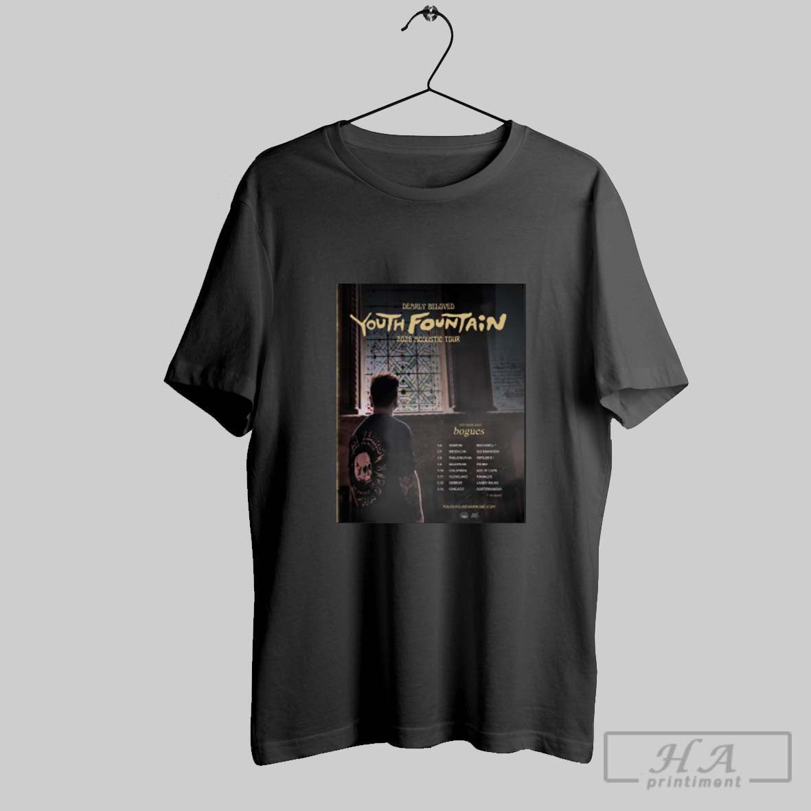 Dearly Beloved Fountain Acoustic Tour 2026 Shirt Vintage Merch