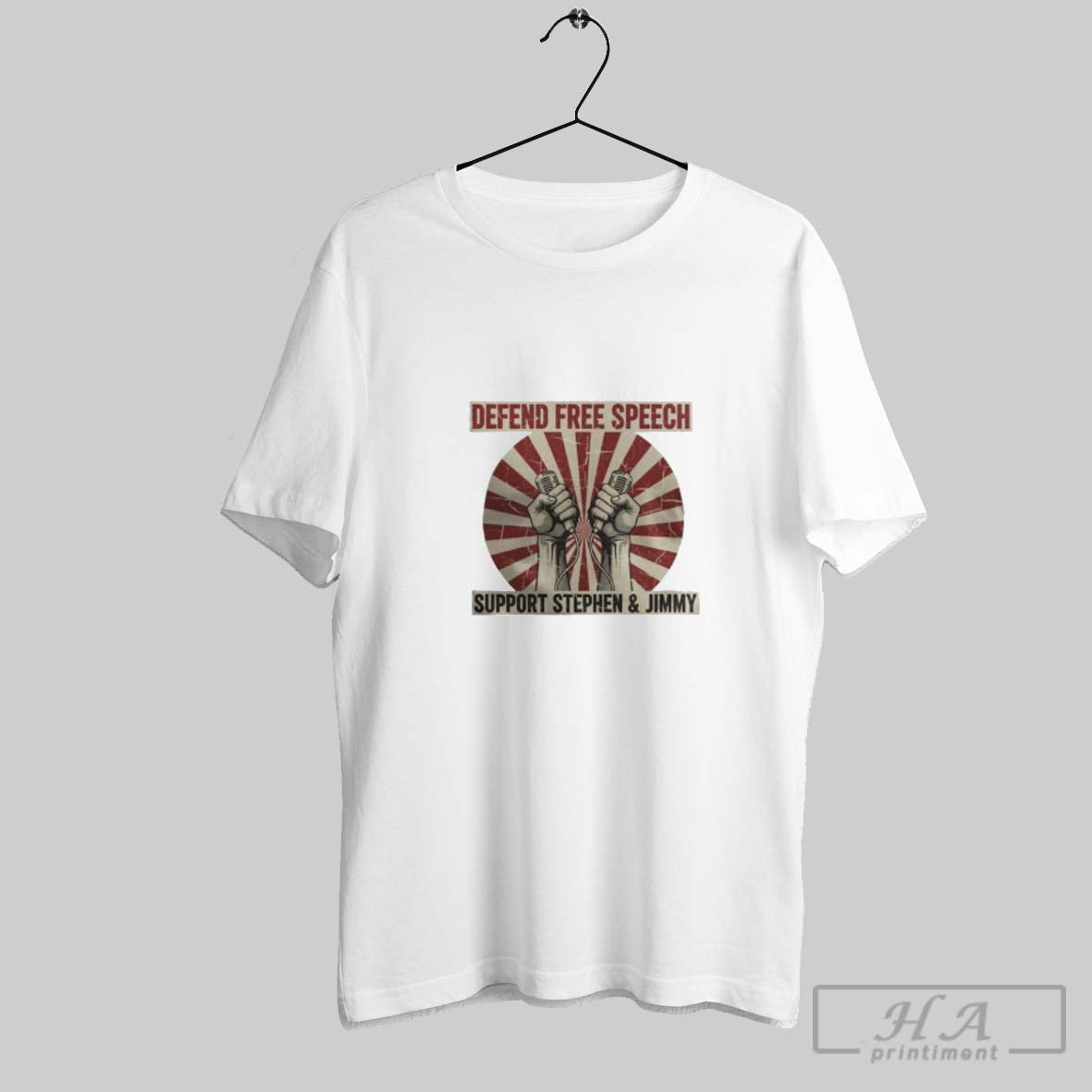 Defend Free Speech Support Stephen And Jimmy TShirt Modern Look
