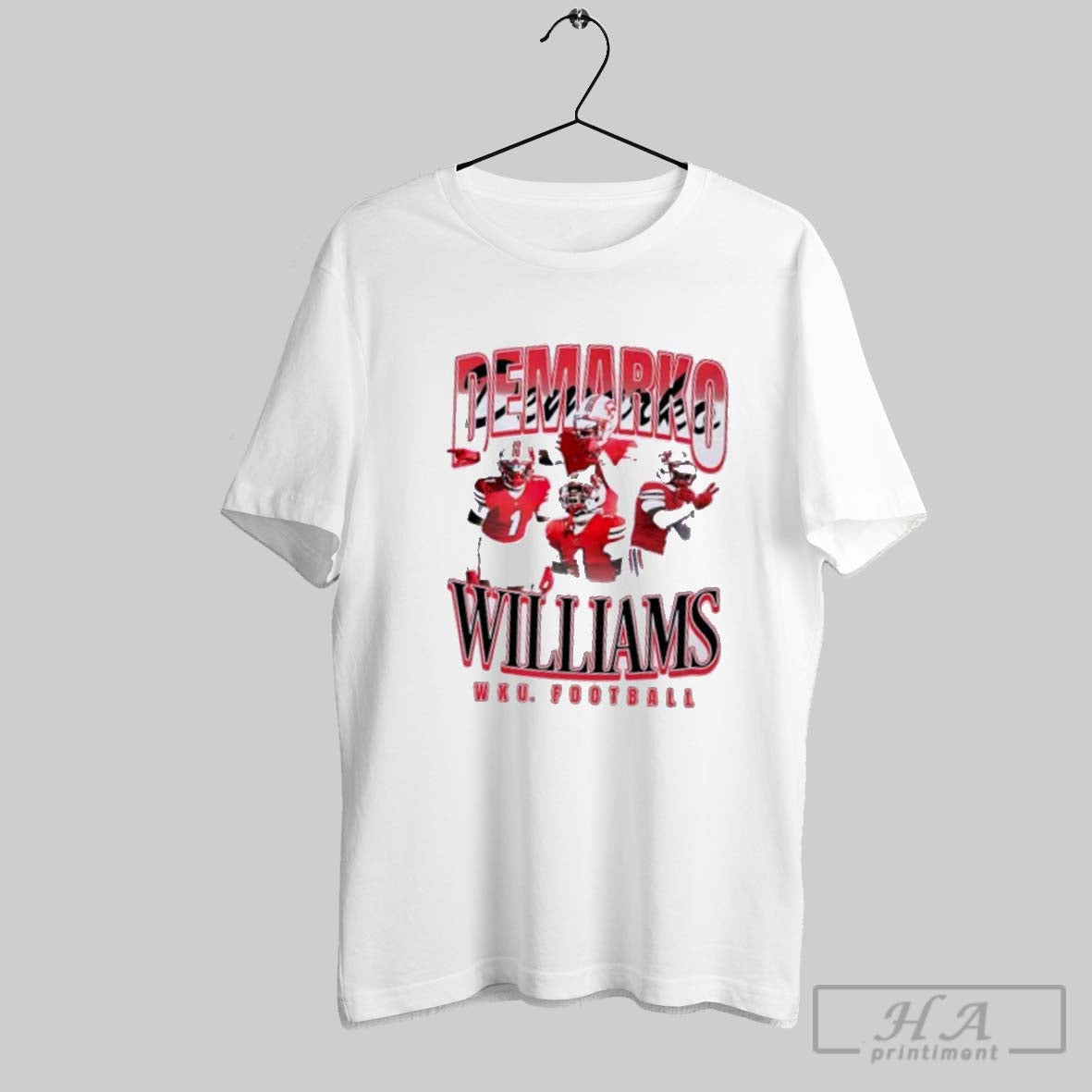 Demarko Williams 90S Wku Football Shirt Retro Look
